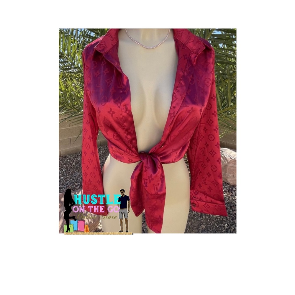 Silky Tops red,blue and black.